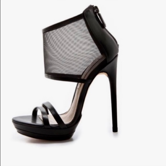 Bcbgmaxariza Ferned Mesh Ankle Bootie Sandal - Picture 2 of 7